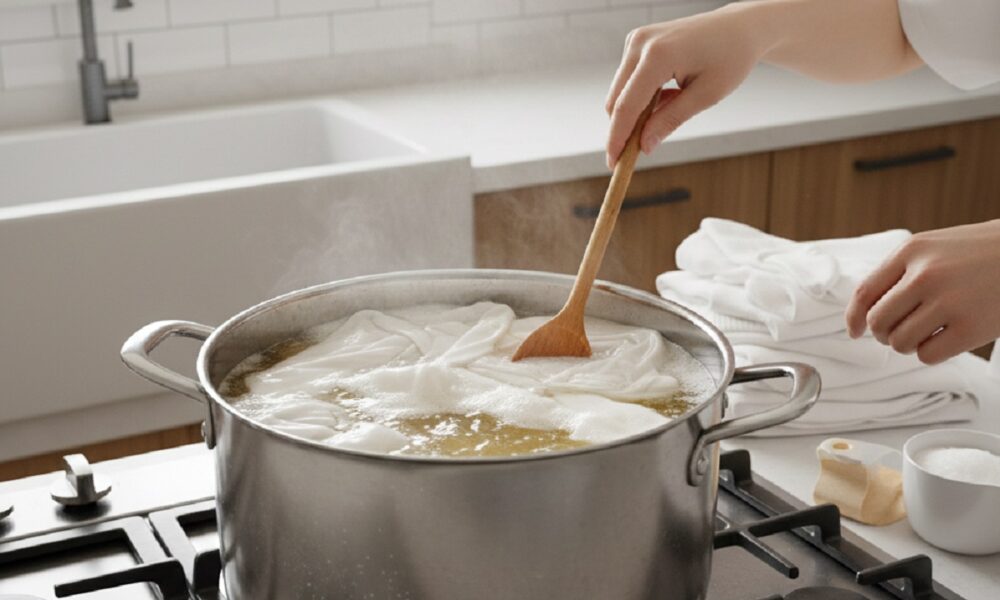 Questo semplice ingrediente da cucina può salvare i vestiti macchiati in tempi record